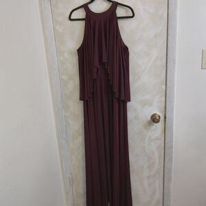 Size 2x KOH KOH Wine Red Sleeveless Maxi Dress Tall Formal NWT